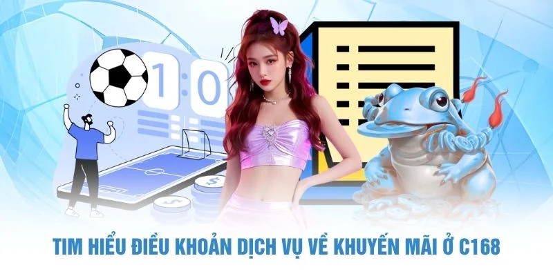 Tim hiểu điều khoản dịch vụ về khuyến mãi ở C168